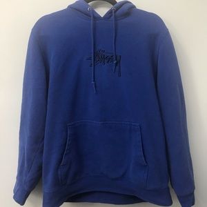 Stussy Sweaters - Stussy blue hoodie Stussy Sweaters - Stussy blue hoodie